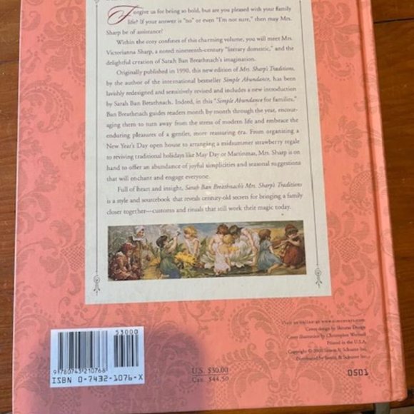 Sarah Ban Breathnach's Mrs.Sharp's Traditions. - Picture 2 of 5